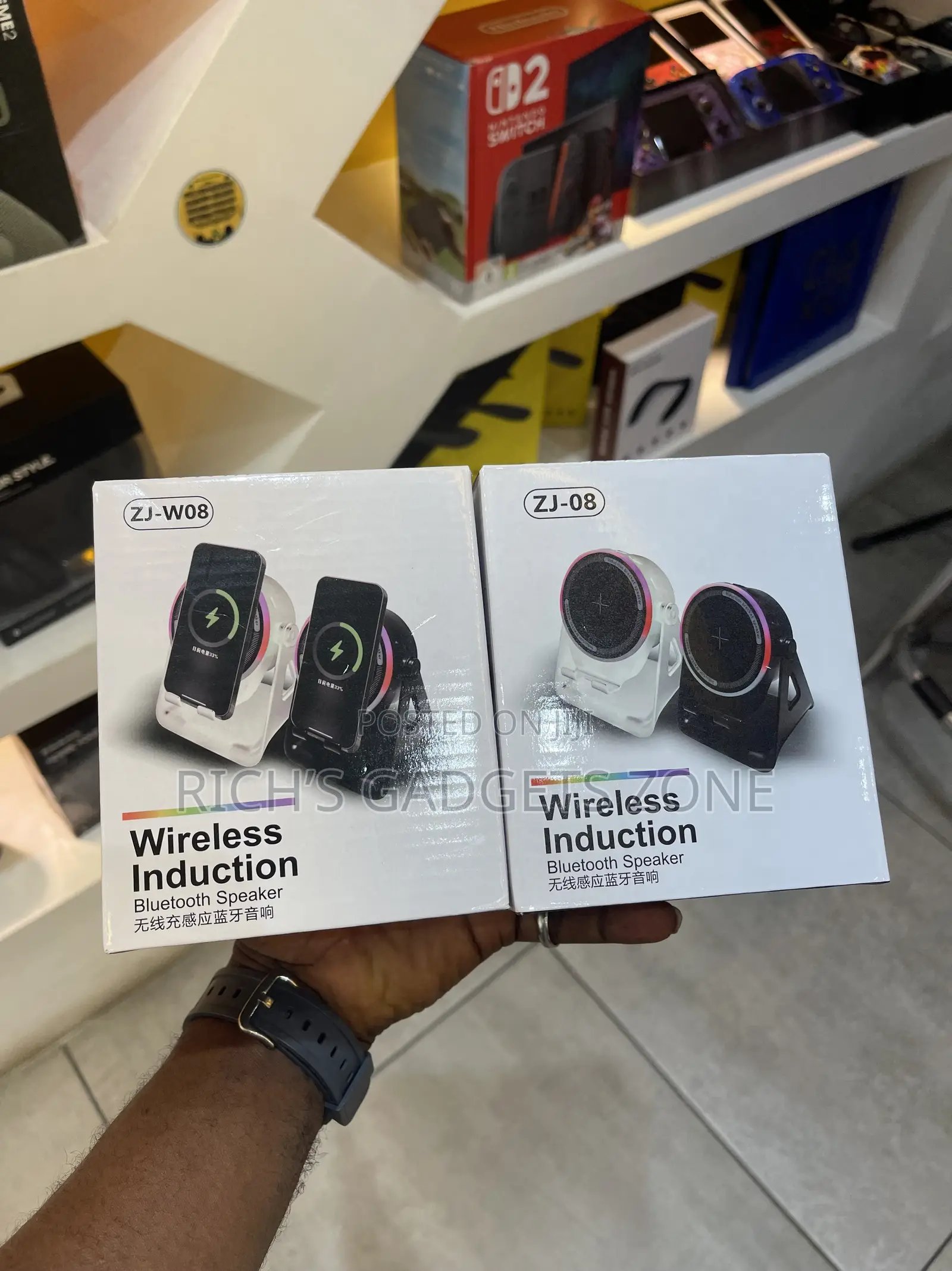 Wireless Induction Bluetooth Speaker Charger(Zj-08 / Zj-W08)