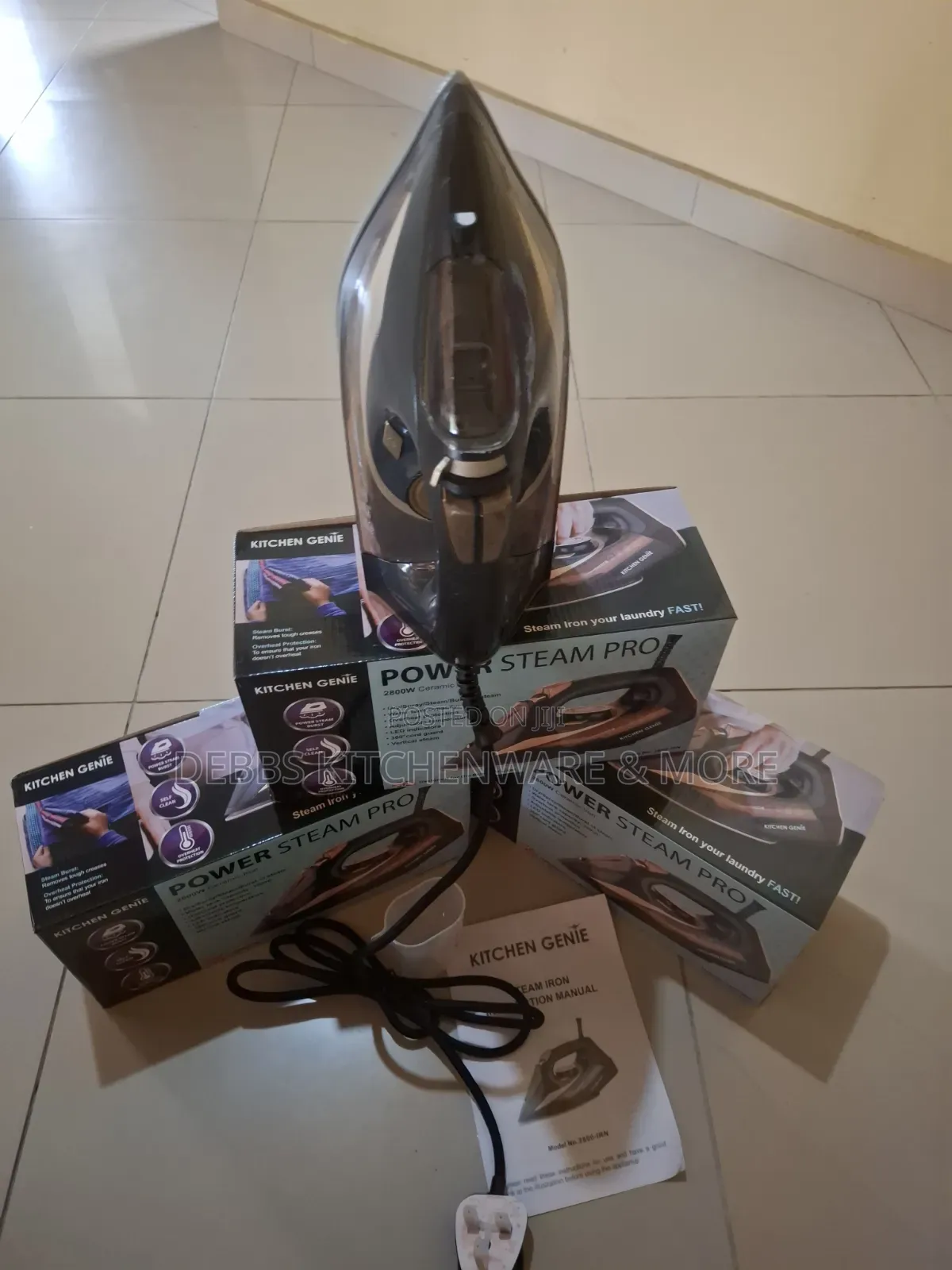 2800watts Kitchen Genie Steam Iron Uk