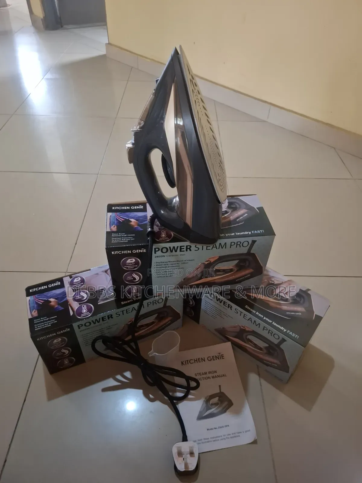 2800watts Kitchen Genie Steam Iron Uk