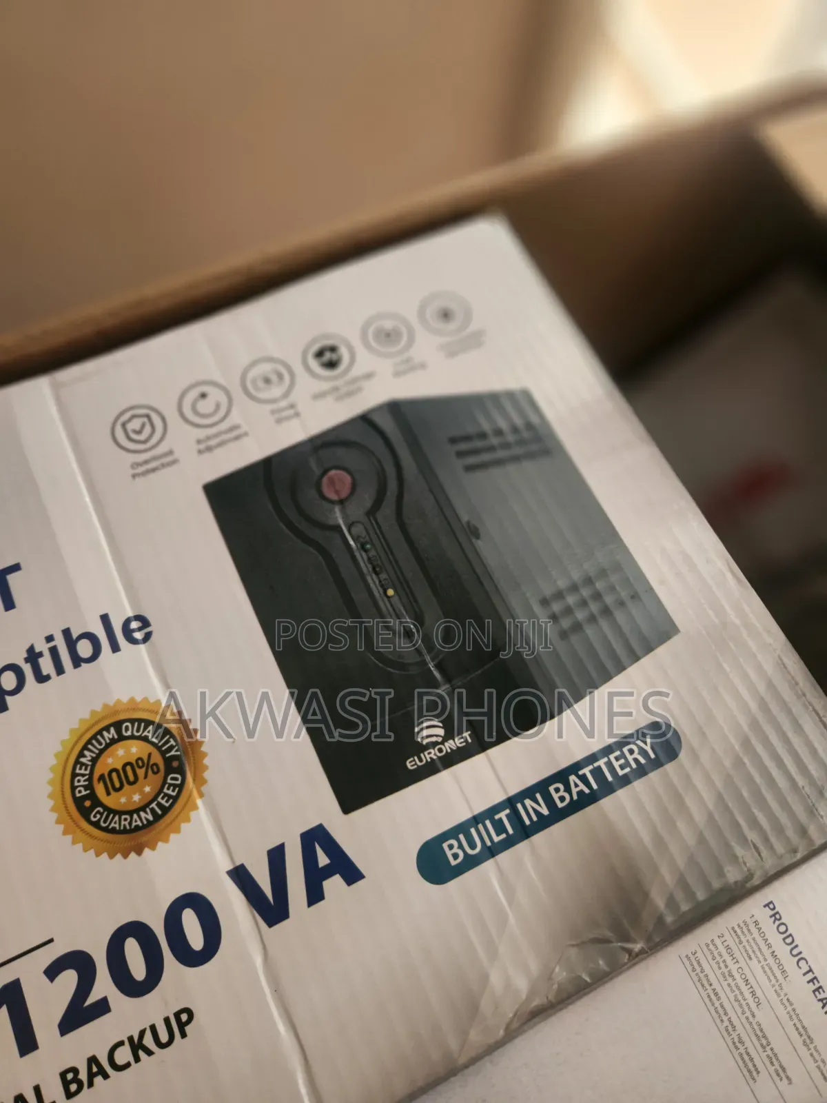 New Euronet Uninterruptible Power Supply 1200va