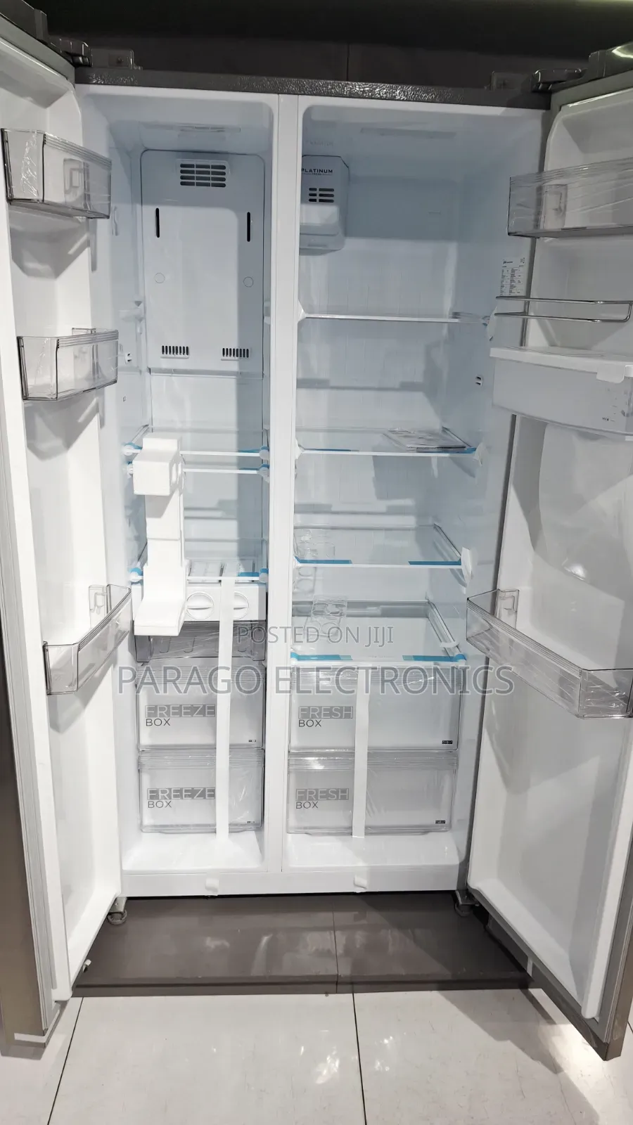 Midea Side By Side Fridge 463ltrs Defrost Top Freezer Mdrt645mtn46d
