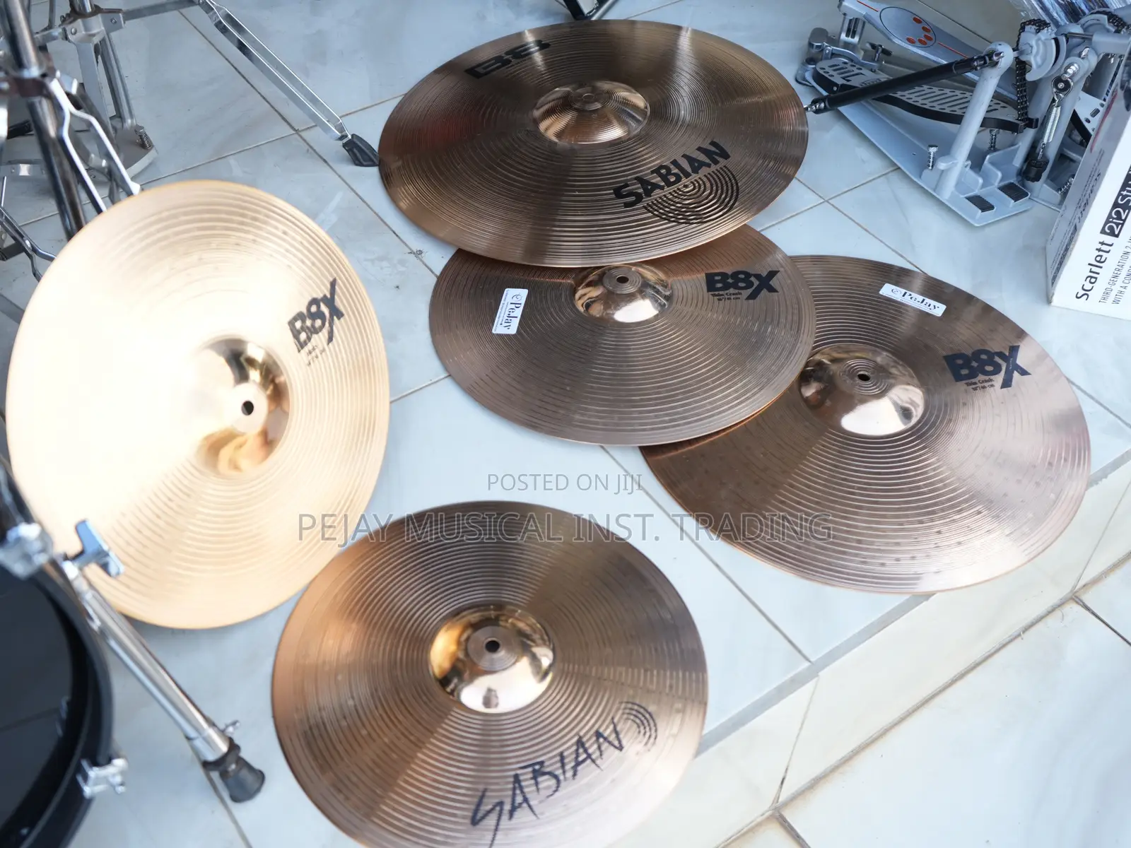 Original Sabian B8x Cymbals | Brand New – Single or Set Kumasi