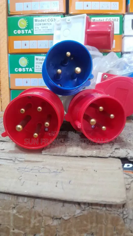 32a 3pin 4pin 5pin Industrial Male and Female Plug