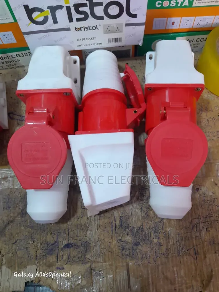 32a 3pin 4pin 5pin Industrial Male and Female Plug
