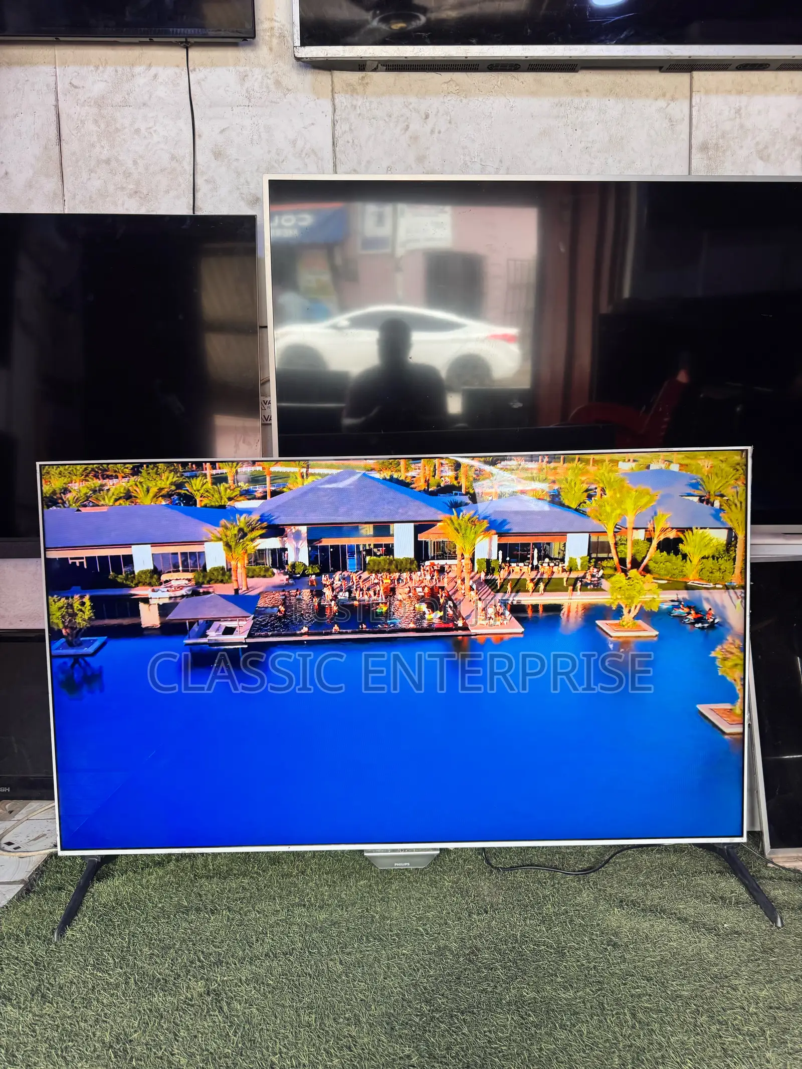 Philips 55 Inches Android Super Slim Edge Digital Satellite Neat Tv