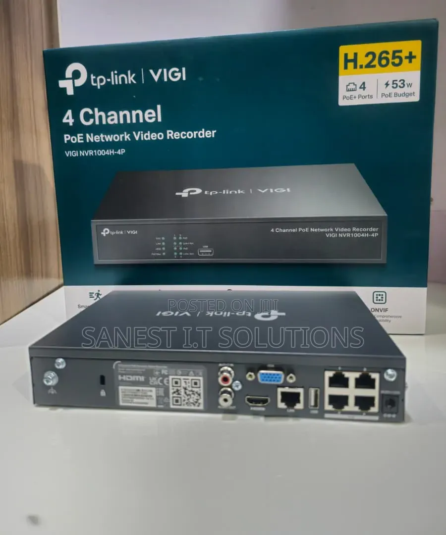 4 Channel Poe Nvr Tp Link