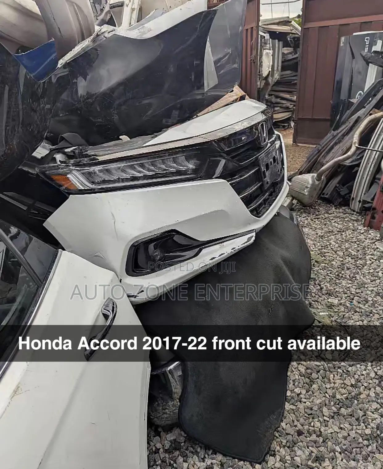 Honda Accord 2018 2019 2020 2021 Front Cut