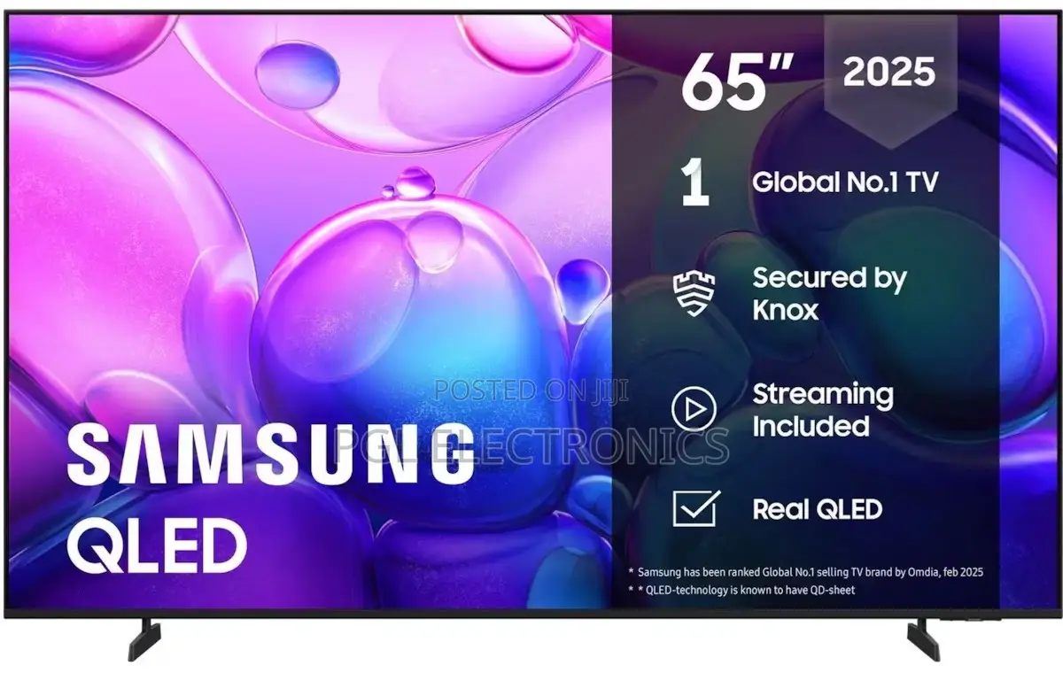 Samsung 65" Qled 65q6f 2025 Model Q4 Lite Processor Smart Tv
