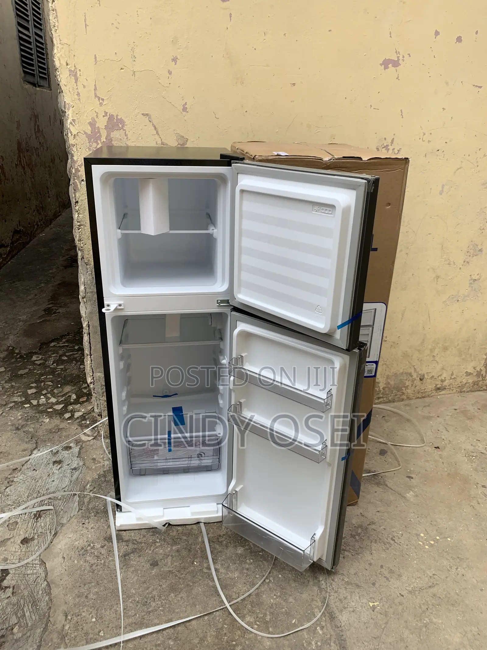 Affordable Pearl 130liters Double Door Top Freezer Fridge