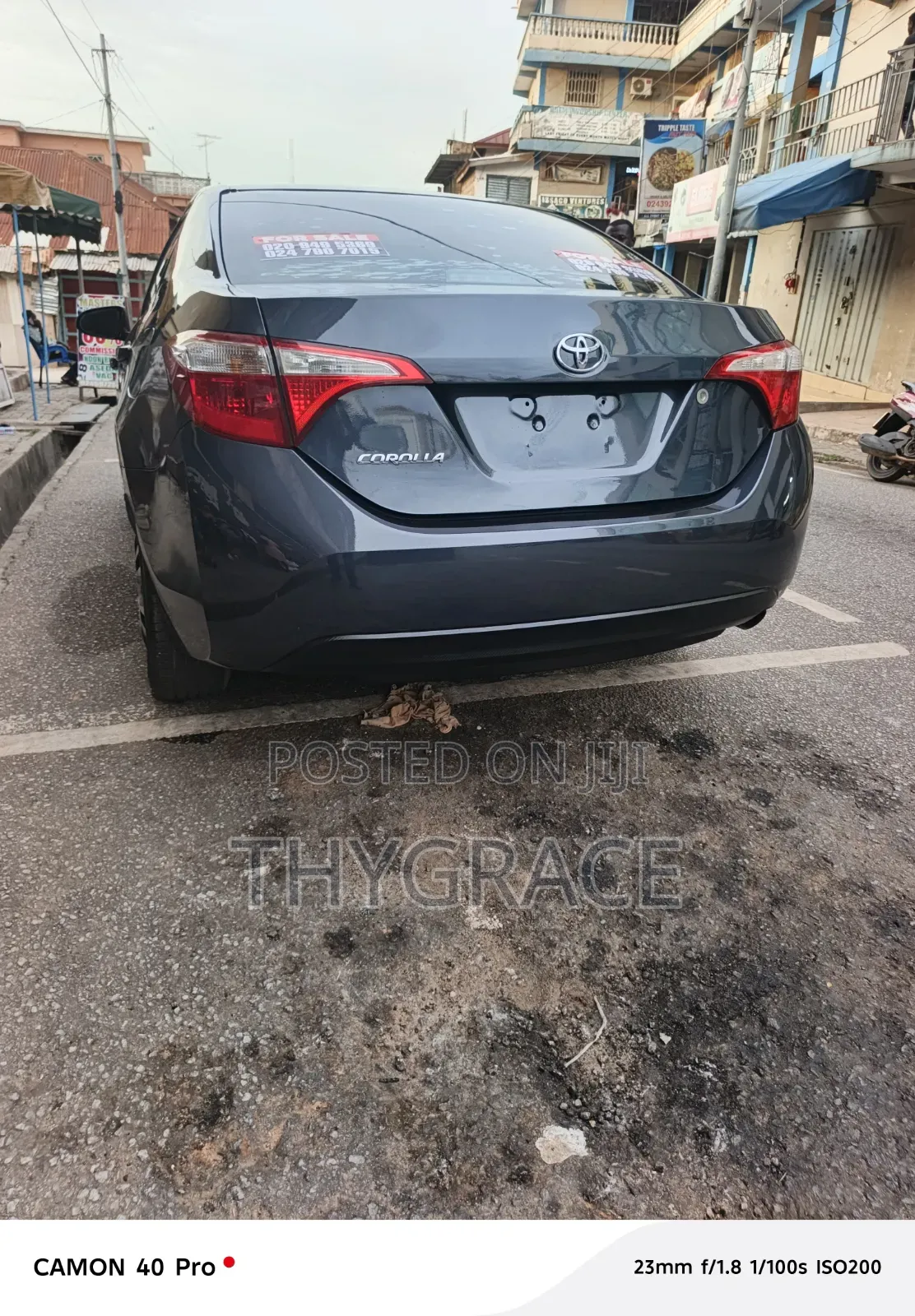 Toyota Corolla LE 4dr Sedan (1.8L 4cyl CVT) 2016 Gray