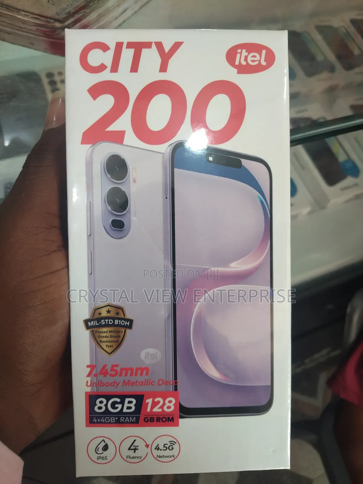 New Itel City 200 128 GB Silver