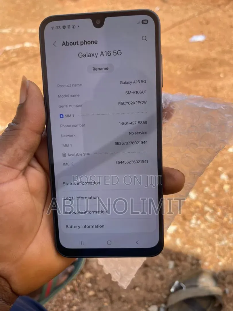 New Samsung Galaxy A16 5G 128 GB Black