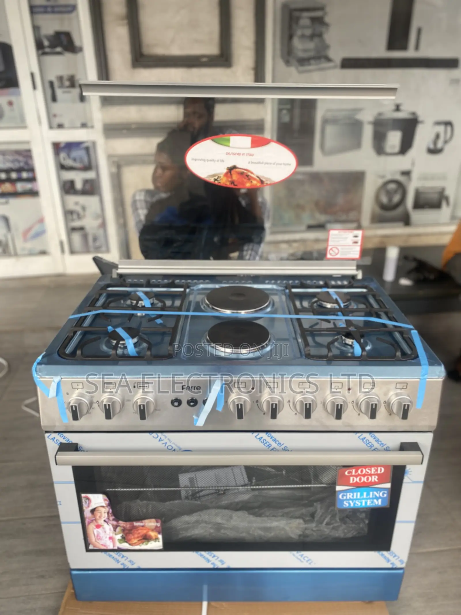Buy Best Ferre 6 Burner 2 Electric and 4 Gas Cooker