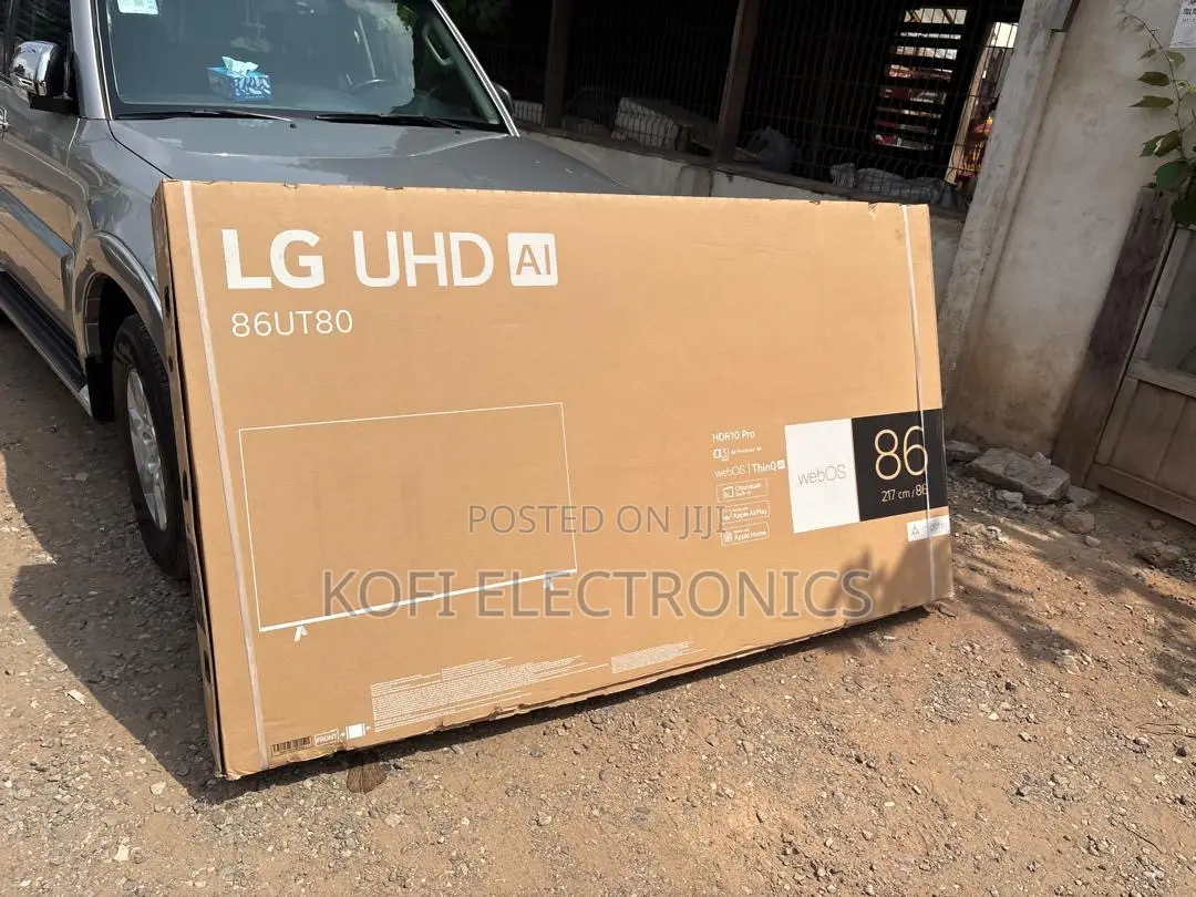 Lg 86” Ultra Hd Ai Smart Tv Elegant Design Brilliant Picture Quality