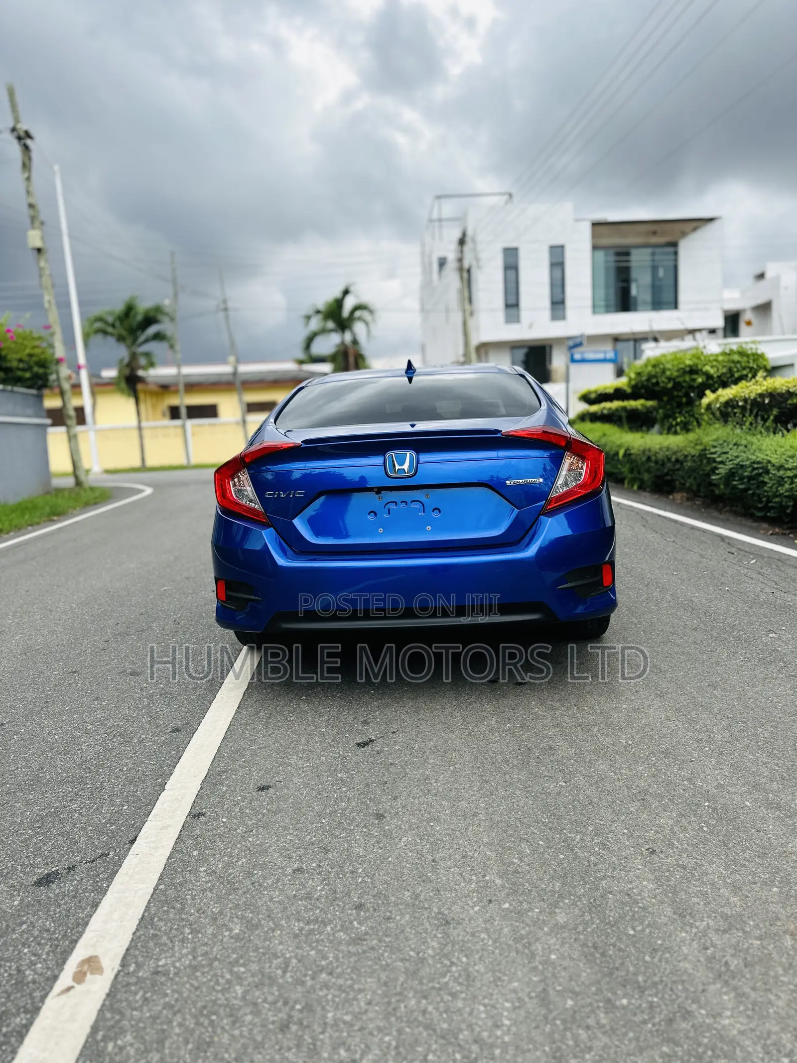 Honda Civic Touring Coupe 2018 Blue