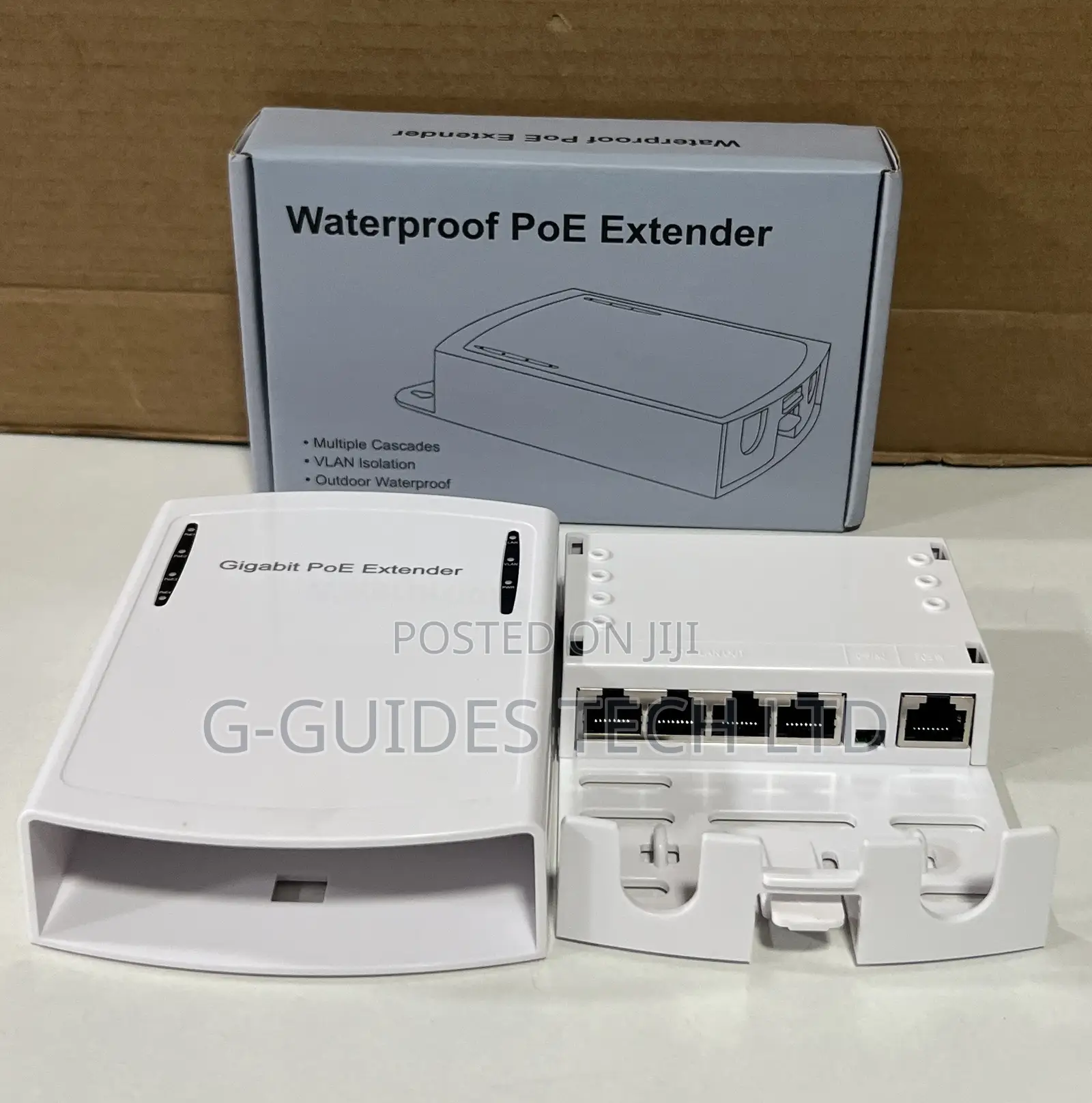 4-Port Poe Extender Outdoor, 1 to 4 Waterproof Gigabit Poe Extender