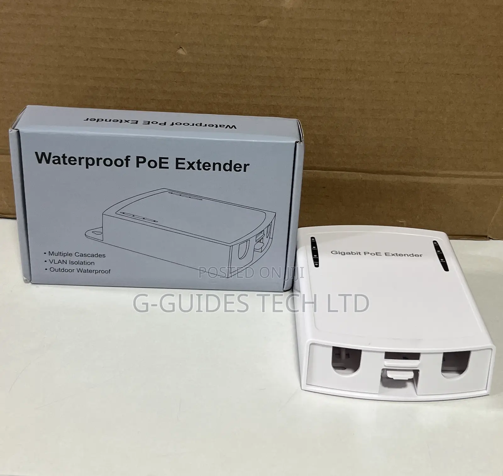 4-Port Poe Extender Outdoor, 1 to 4 Waterproof Gigabit Poe Extender