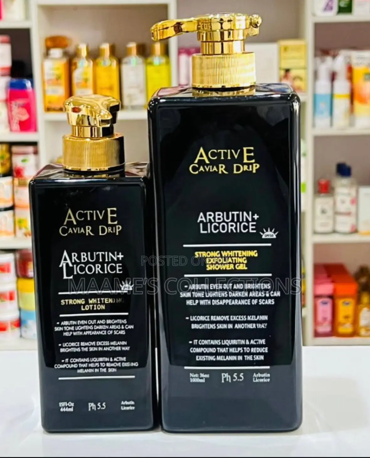 Active Caviar Drip Body Lotion And Shower Gel Set