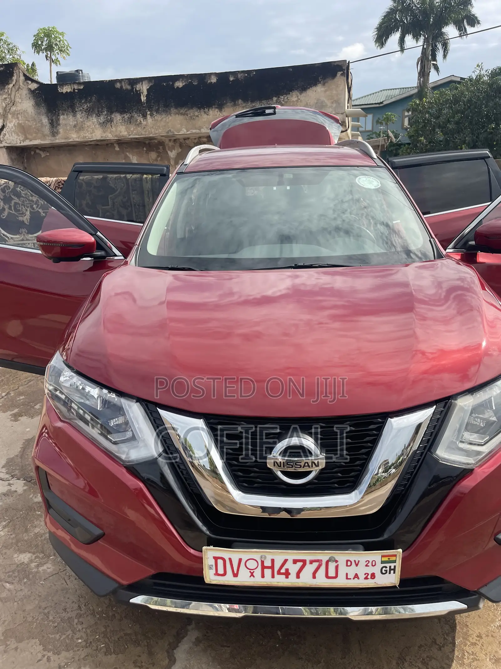 Nissan Rogue SV AWD 2018 Red