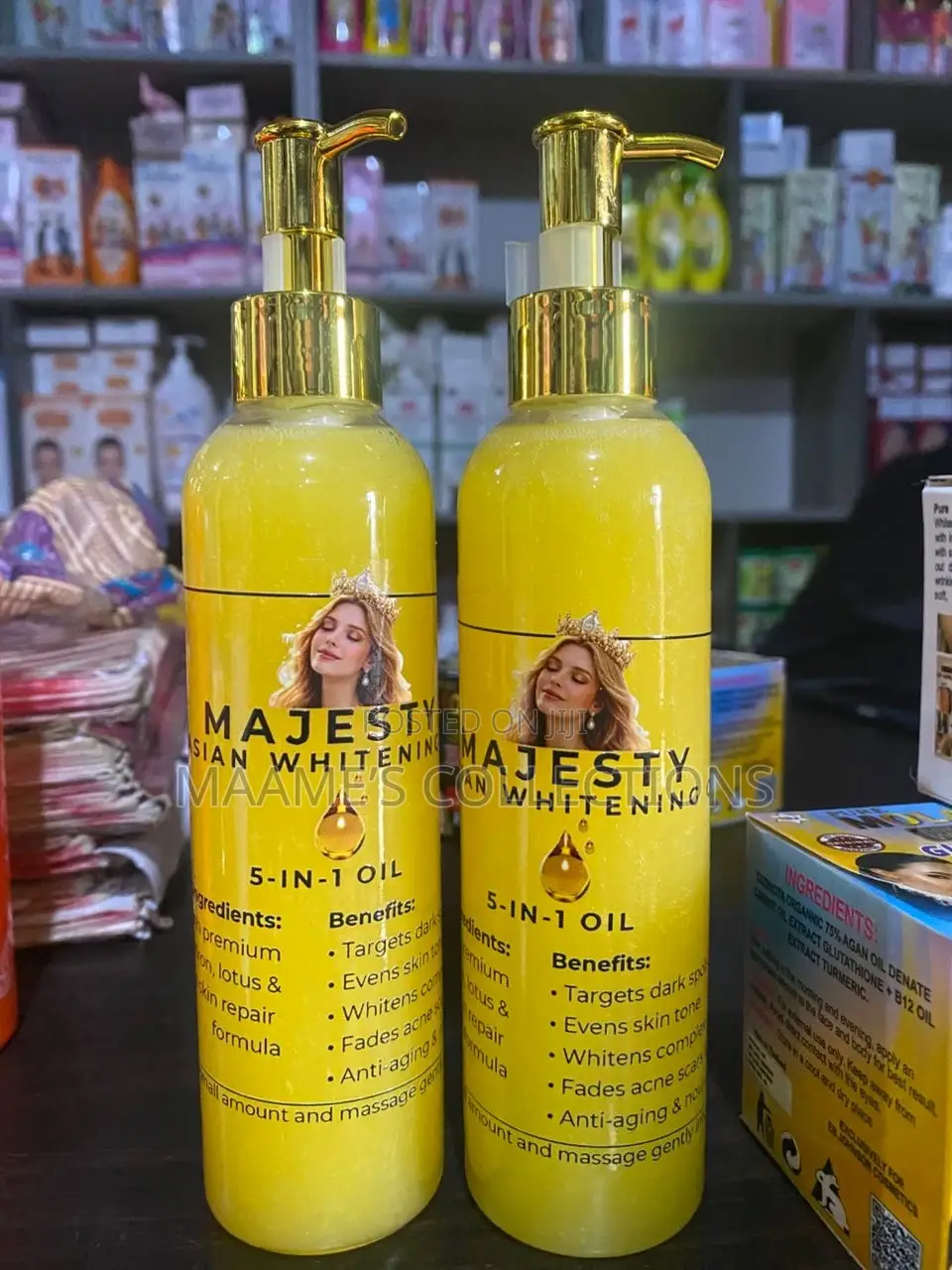 Majesty Asian Whitening 5-in-1 Body Oil ( GH₵ 150 Each )