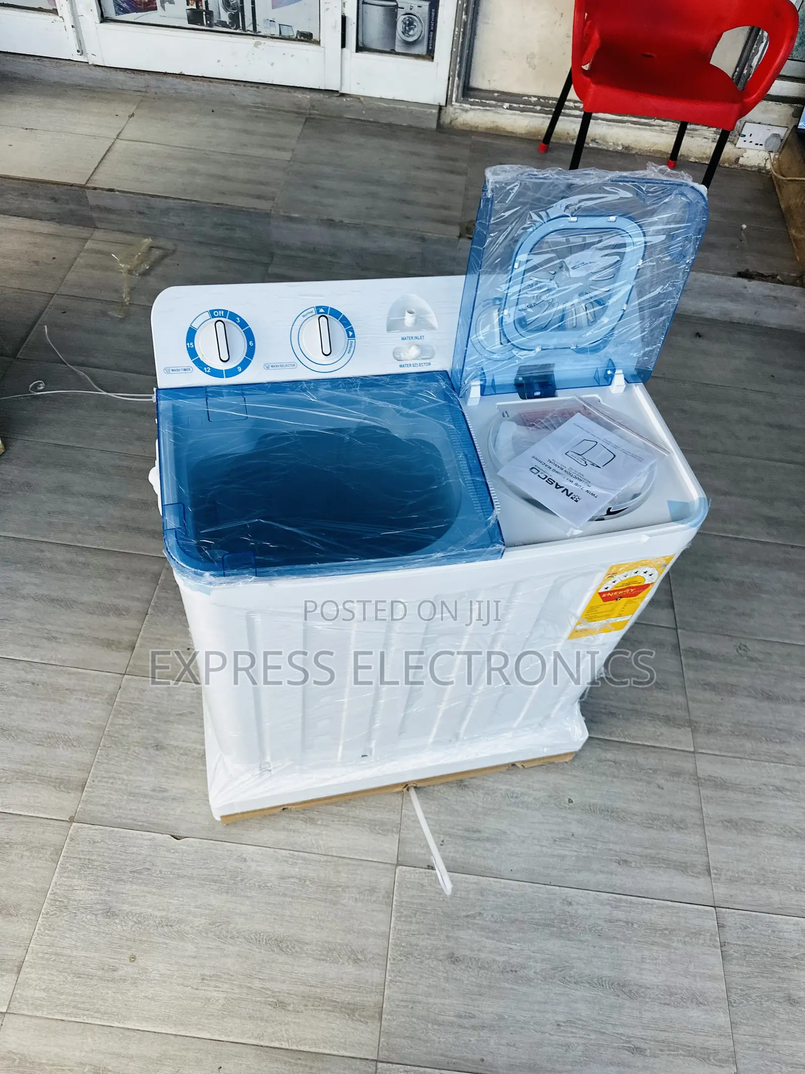 Available Now at Store 10kg Nasco Wash and Spin Twintub Design