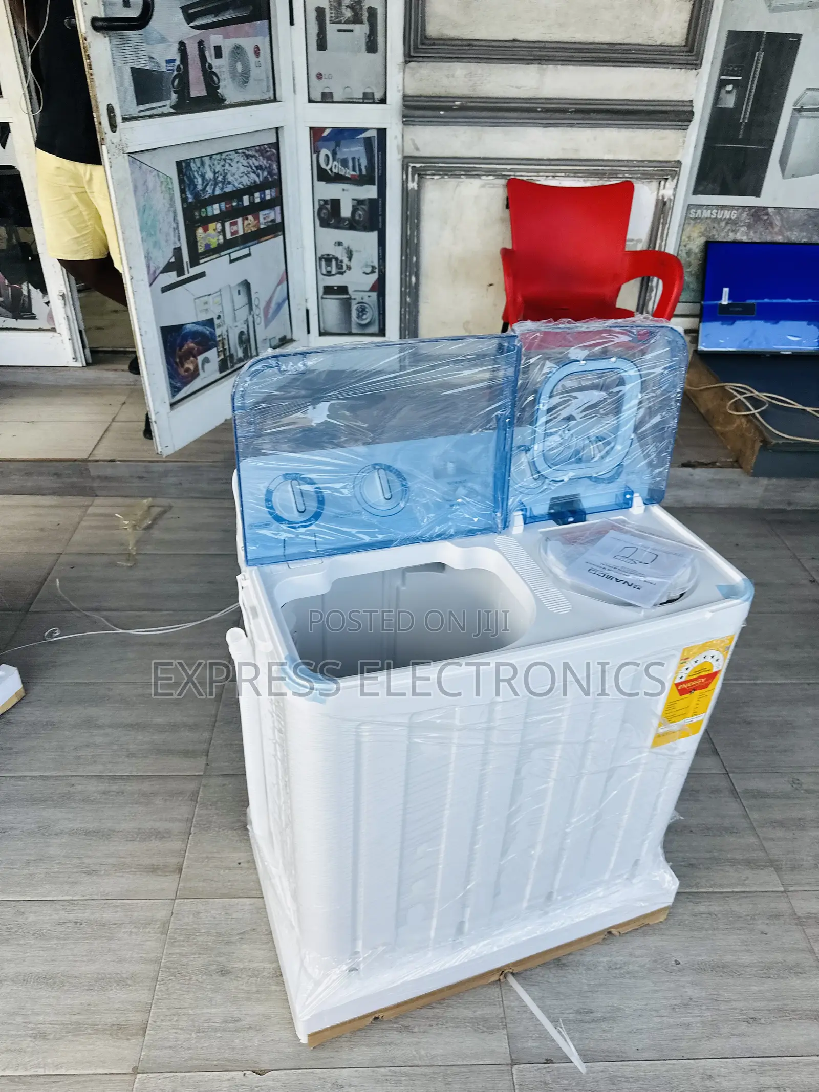 Lovely New White 10kg Nasco Wash and Spin Wm Semi Automatic