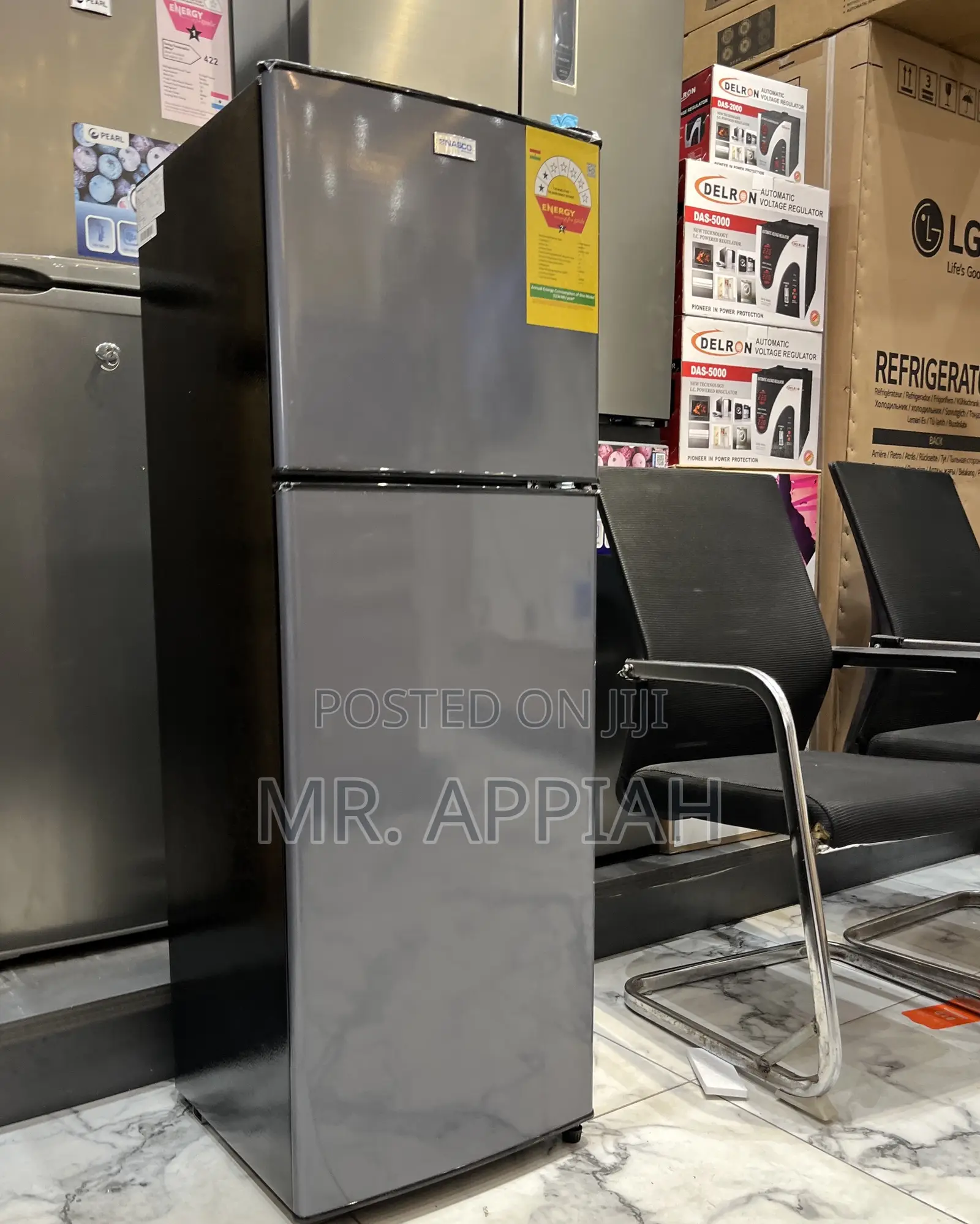 Super Affordable Nasco Electric Refrigerator(Nasd2-13fl)Dark Gray