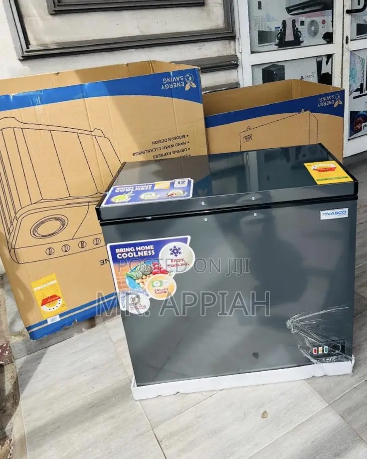 Premium Nasco 1 Door Chest Freezer(316liters)Dark Gray 