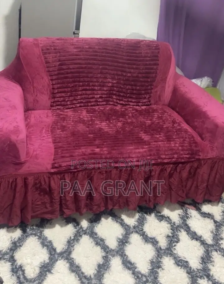 Heavy Thick Soft Fluffy Velvet 4 Pcs Sofa Skirt Covers (Sold As A Set