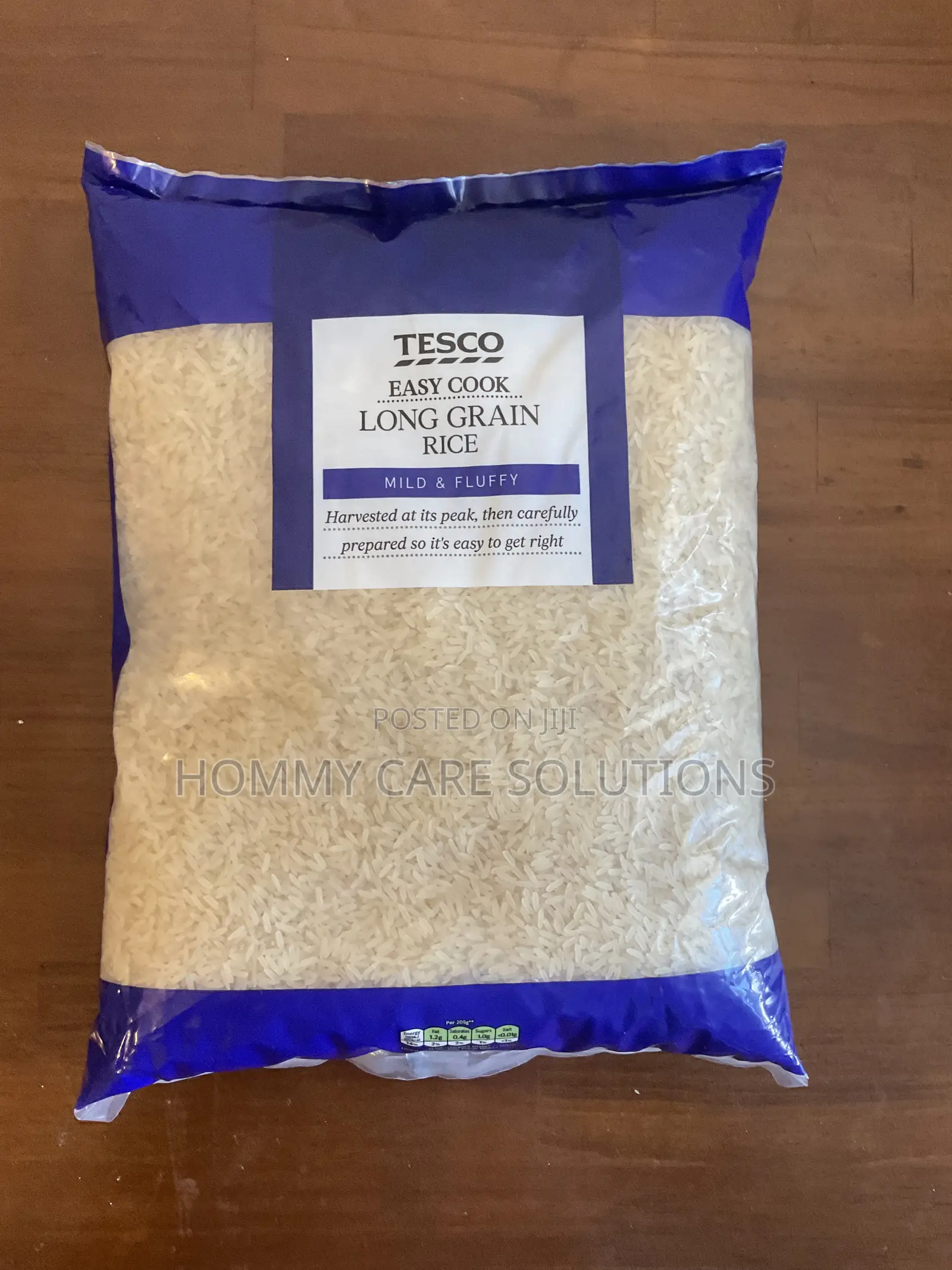 Tesco Easy Cook Long Grain Rice 5kg – Mild Fluffy | Accra