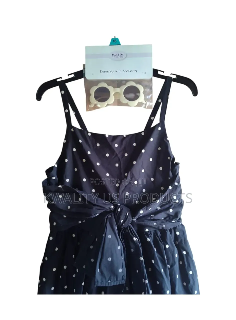Blueberi Boulevard Girls Dotted Dress - 15 to 16 Years
