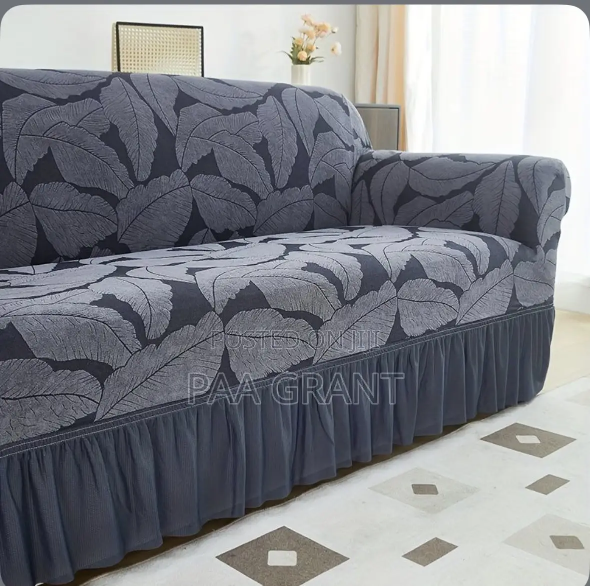 Rich Style for Every Sofa(4 PCS Cotton Velvet Fluffy Sofa Skirt Covers