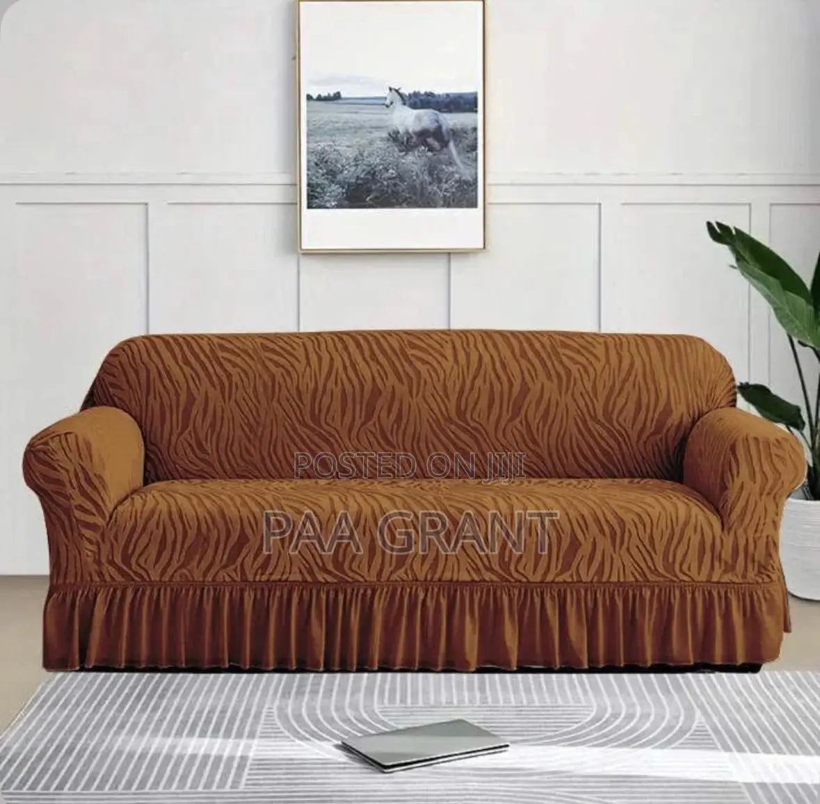 Luxury Starts With Your Sofa ( Fluffy Sofa Skirt Covers(Sold as a Set