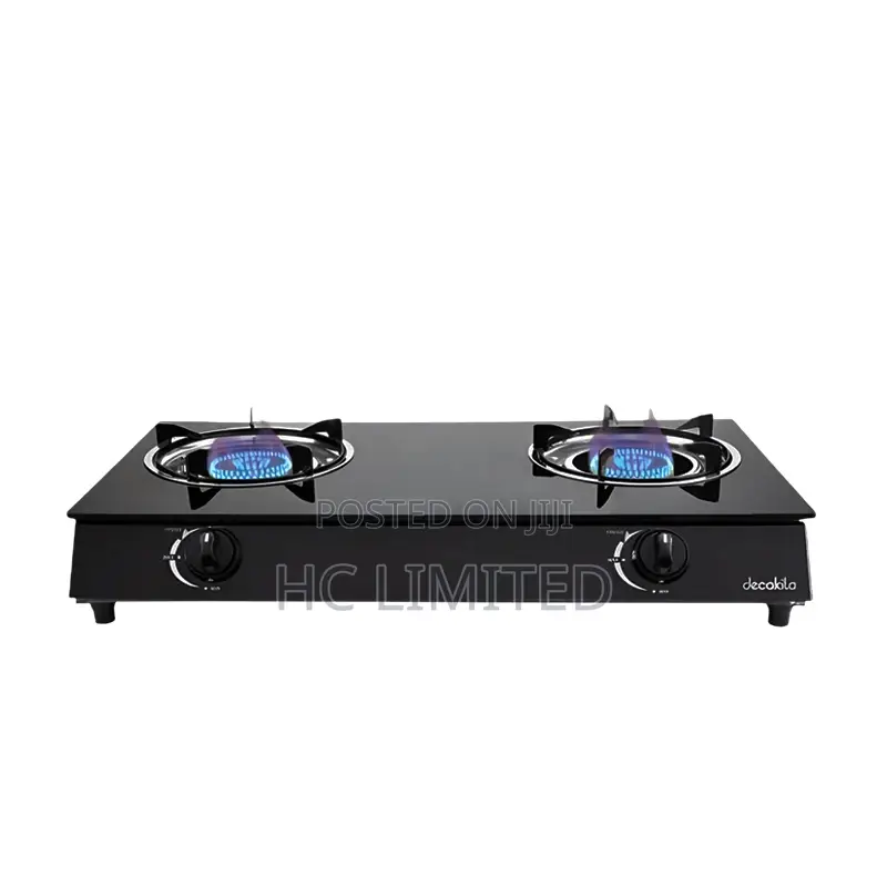 Decakila Double Glass Table Gas Stove - Kmgs043b