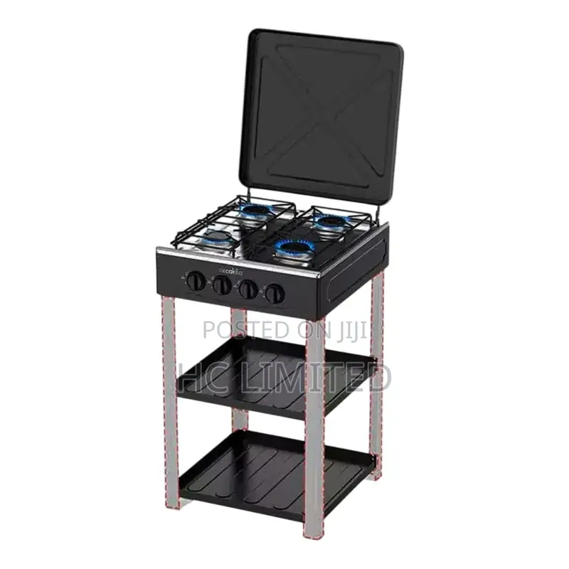 Decakila Gas Stove With Shelf + Legs - Kmgs018b