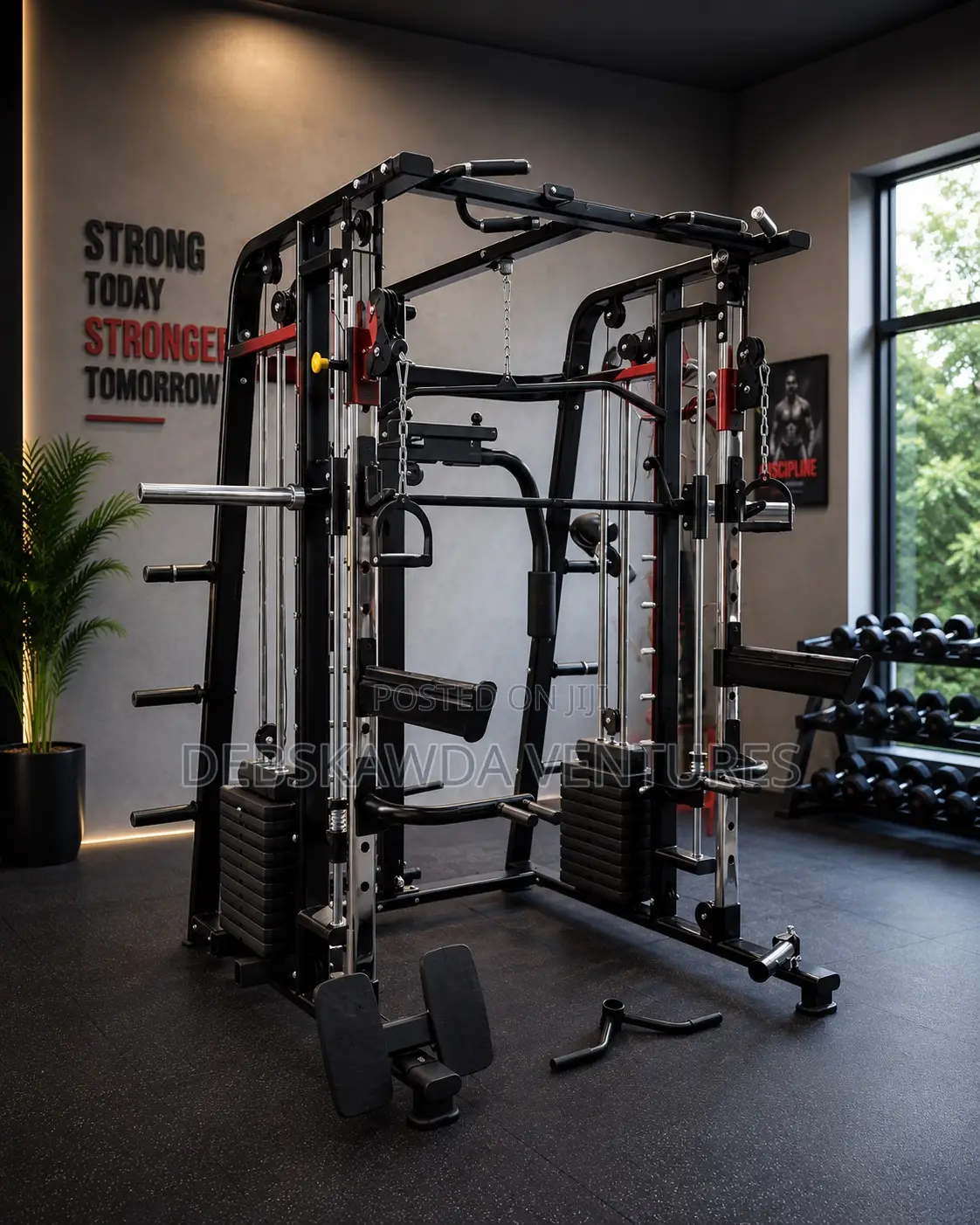 Smith Machine Pro With Heavy Bench