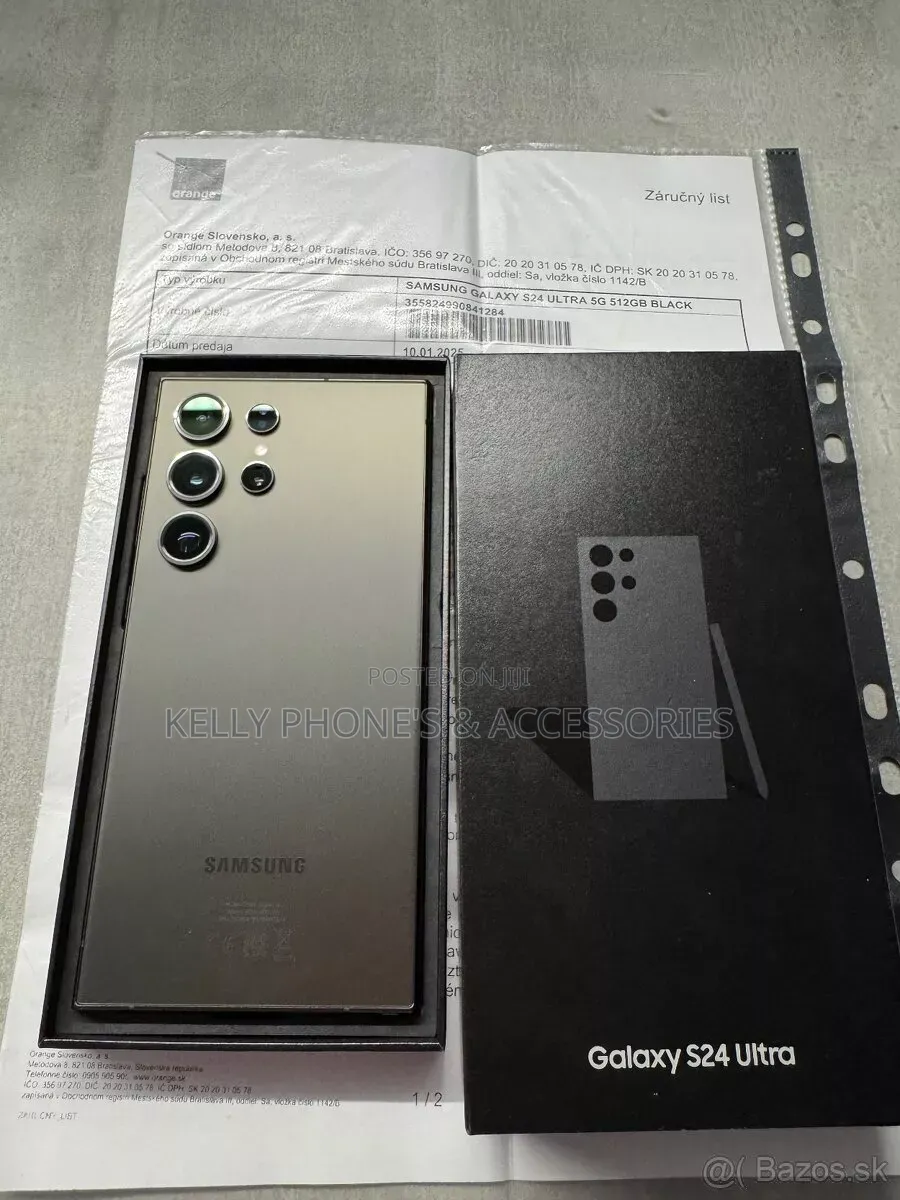 New Samsung Galaxy S24 Ultra 512 GB Black