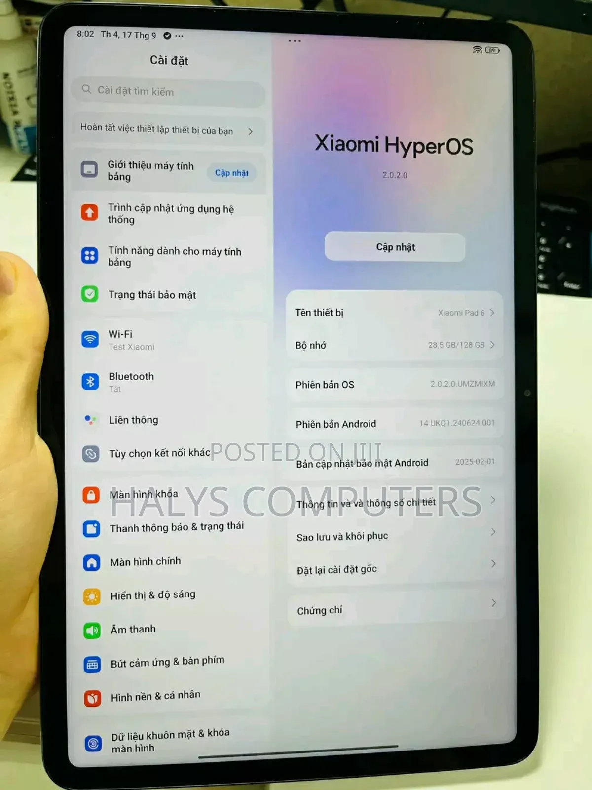 New Xiaomi Pad 6 128 GB Gray