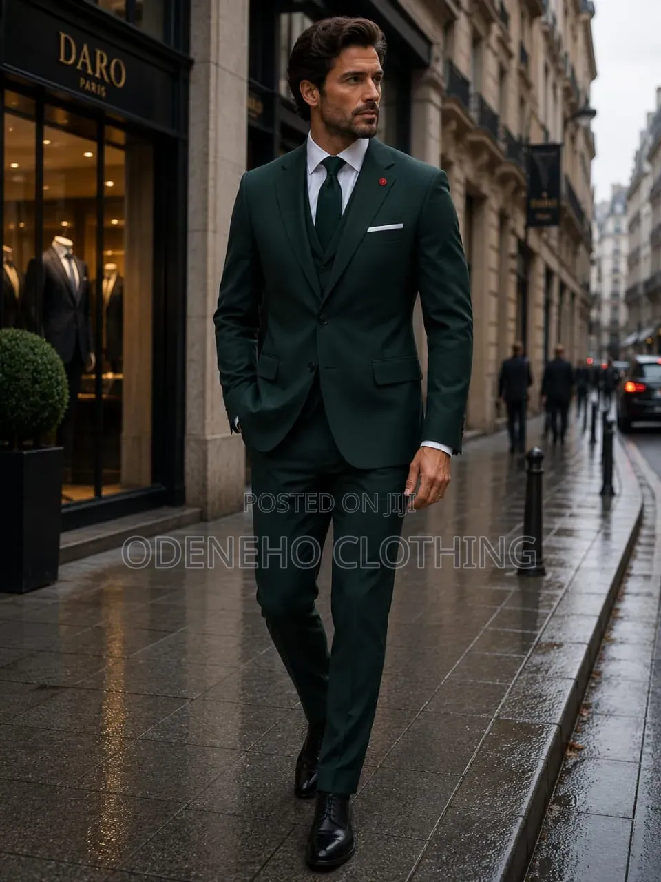 Army Green Suit for Men