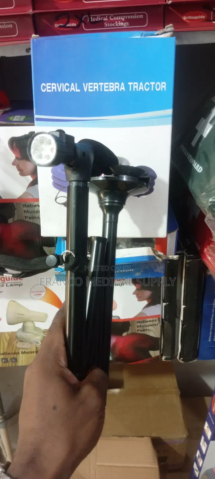 Foldable Walking Stick (With Touch Light)