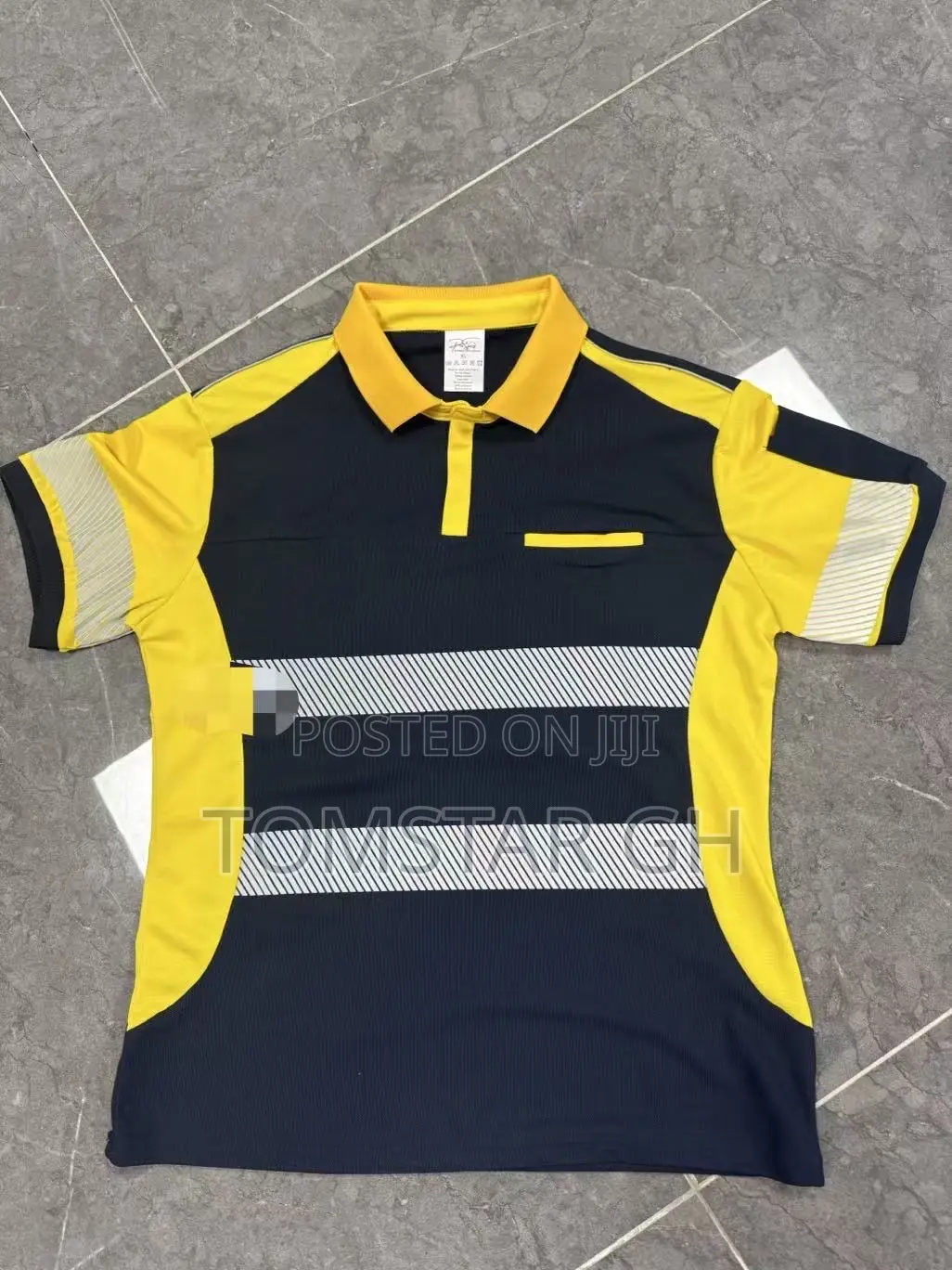 Reflective Cotton Polo Shirt