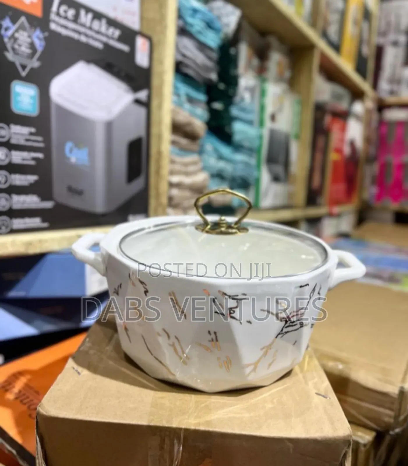 Luxury Ceramic Serving Bowl With Lid