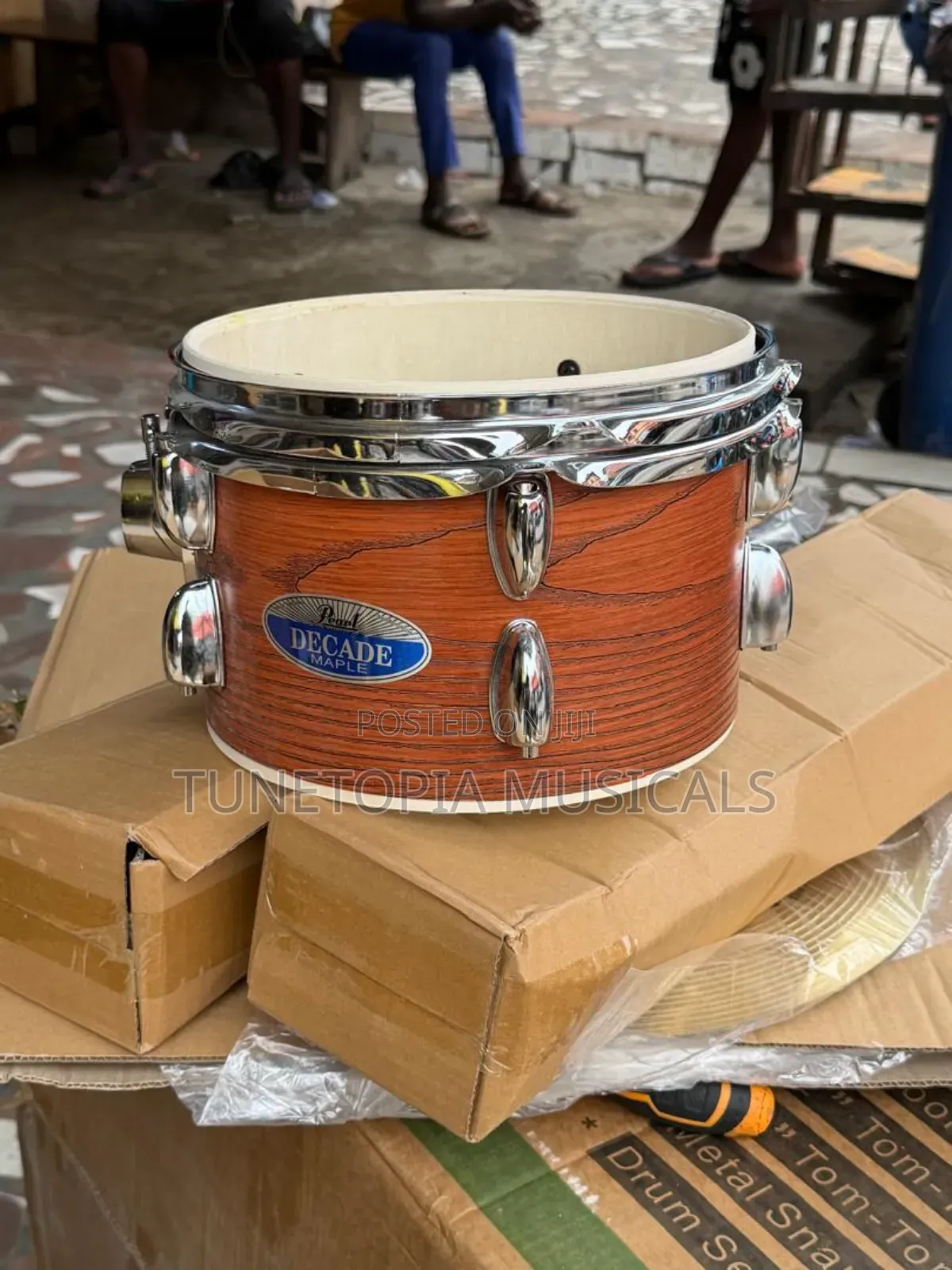 Pearl 5set Drums With One Cymbal and One Hihat