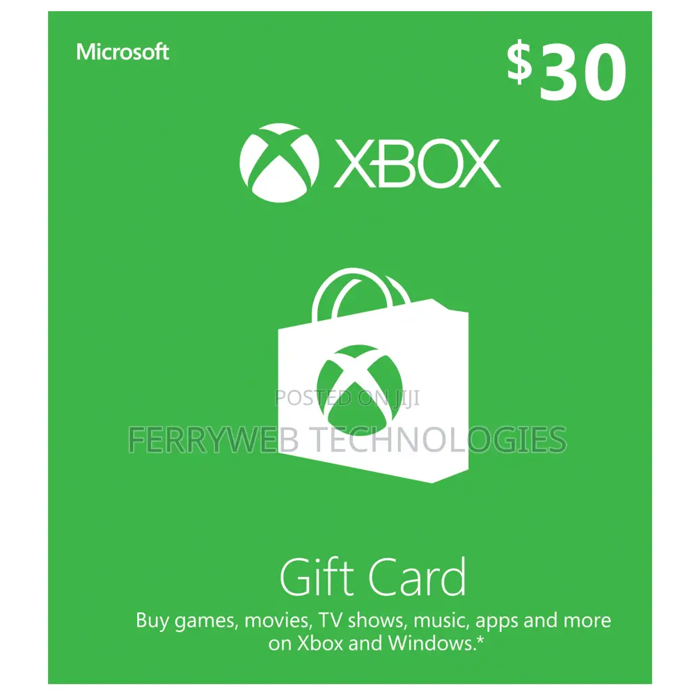 Xbox Gift Card $30
