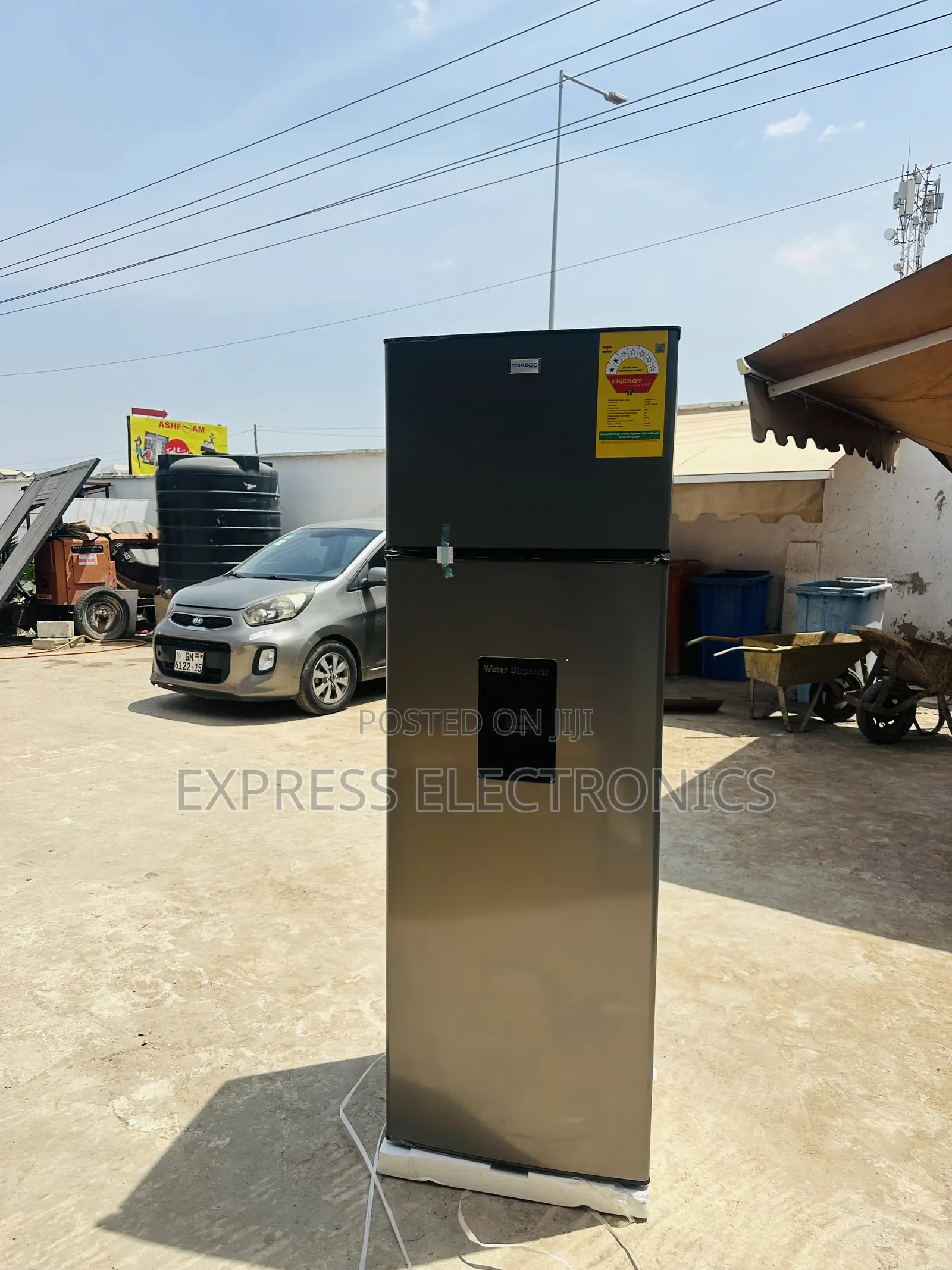 Durable Materials Double Door Fridge Nasco Nas-320fld