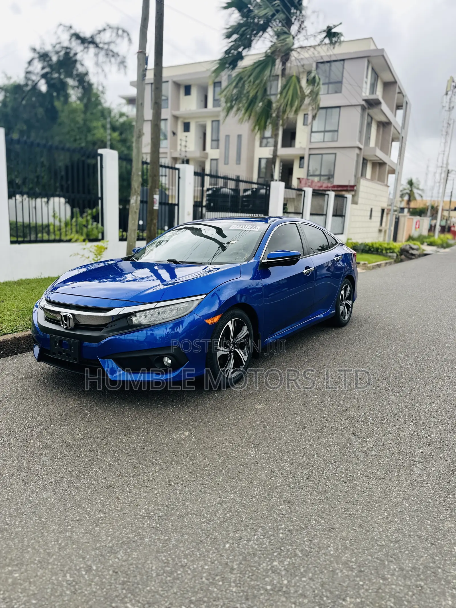 Honda Civic Touring Coupe 2018 Blue