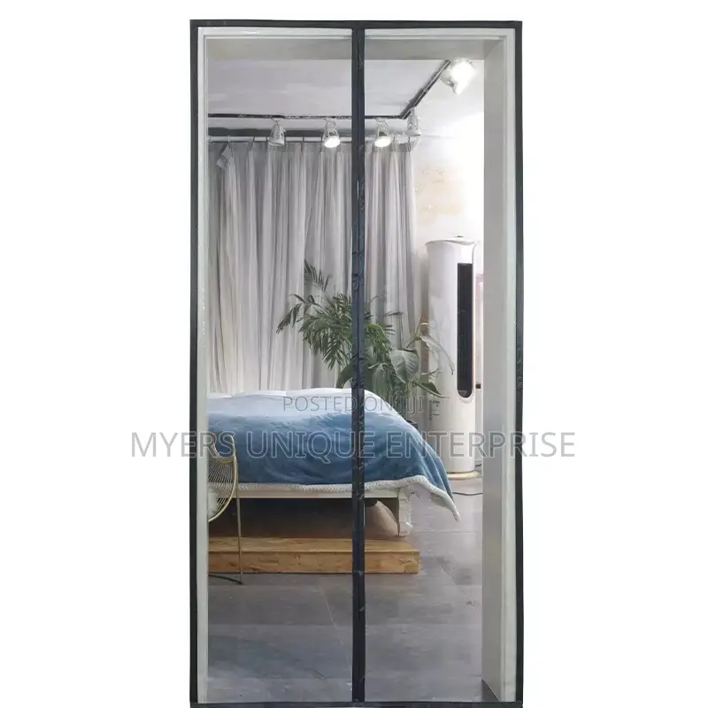 High Grade Magnetic Mosquito Door Net Made Of Fiberglass(Velcro &Pins)