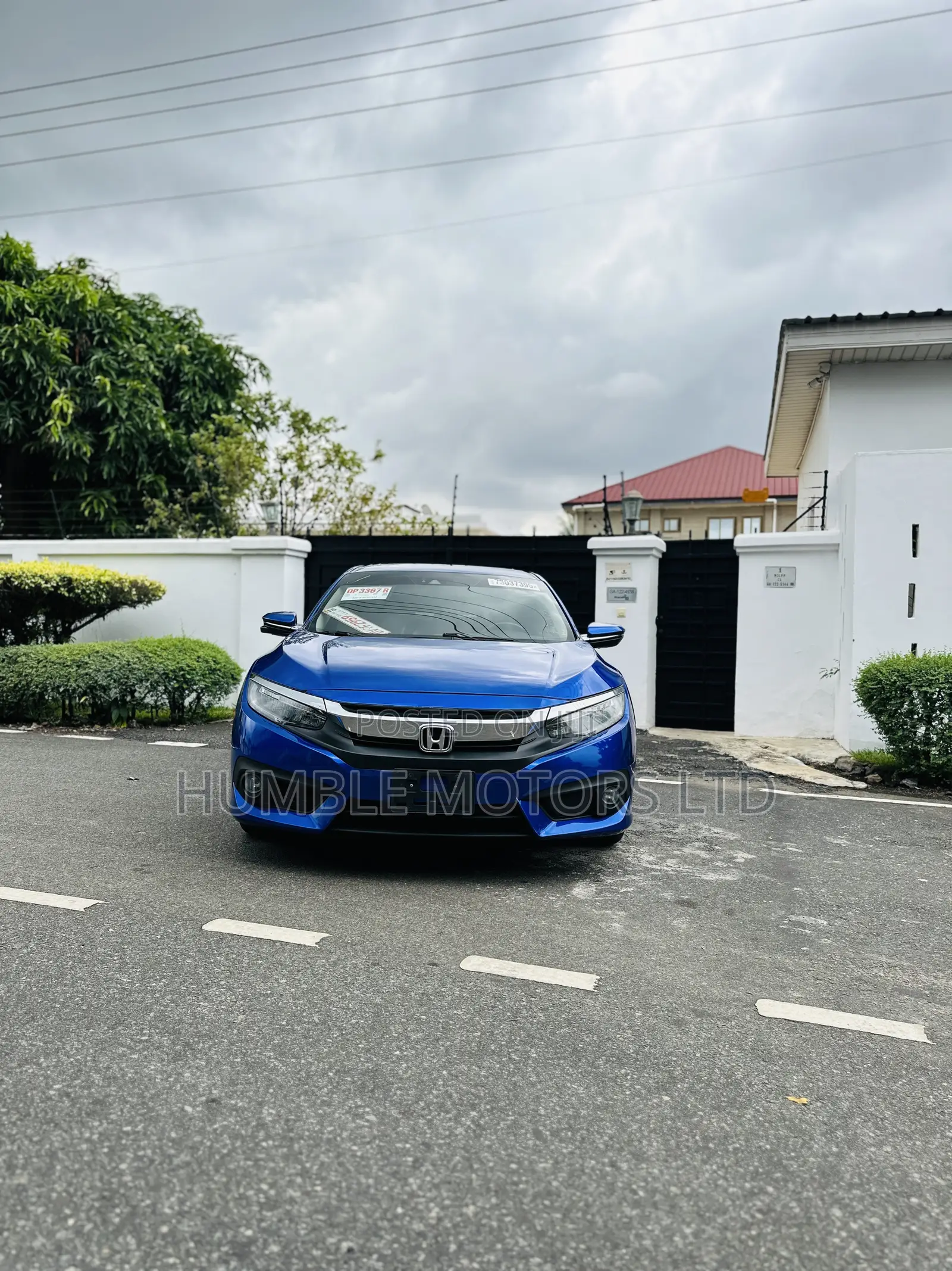 Honda Civic Touring Coupe 2018 Blue