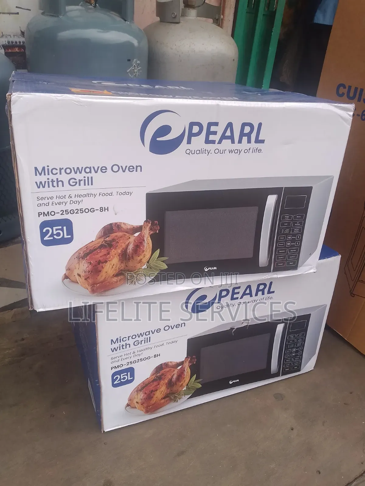 25 Litres Microwave+ Grill Function - Pearl