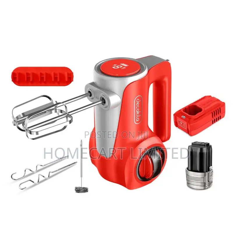 Decakila Cordless Hand Mixer 125w (Rechargeable) - Kemx023r